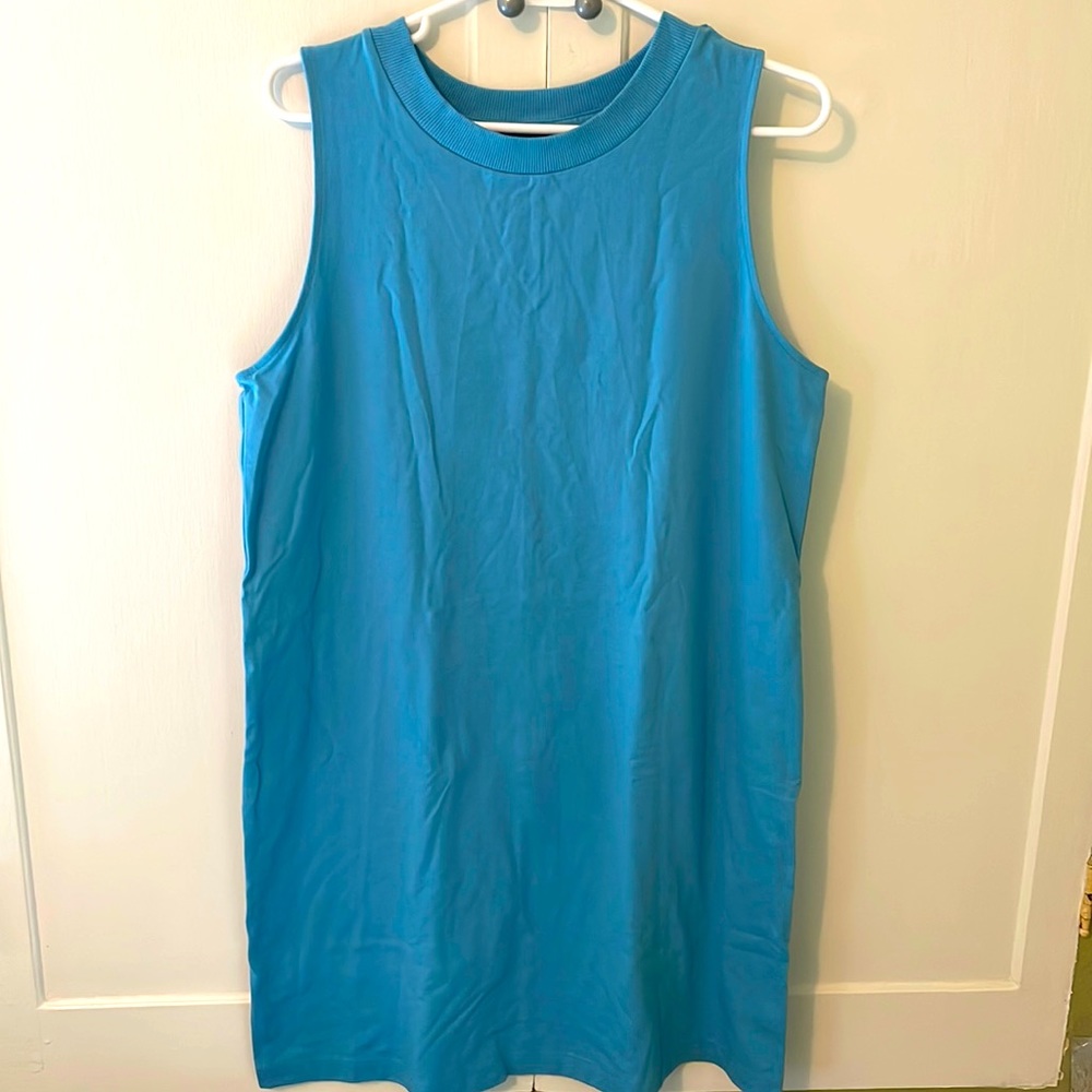 Target blue sleeveless dress